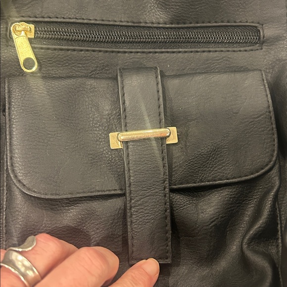 Elegant Black Backpack for Women - Picture 4 of 6